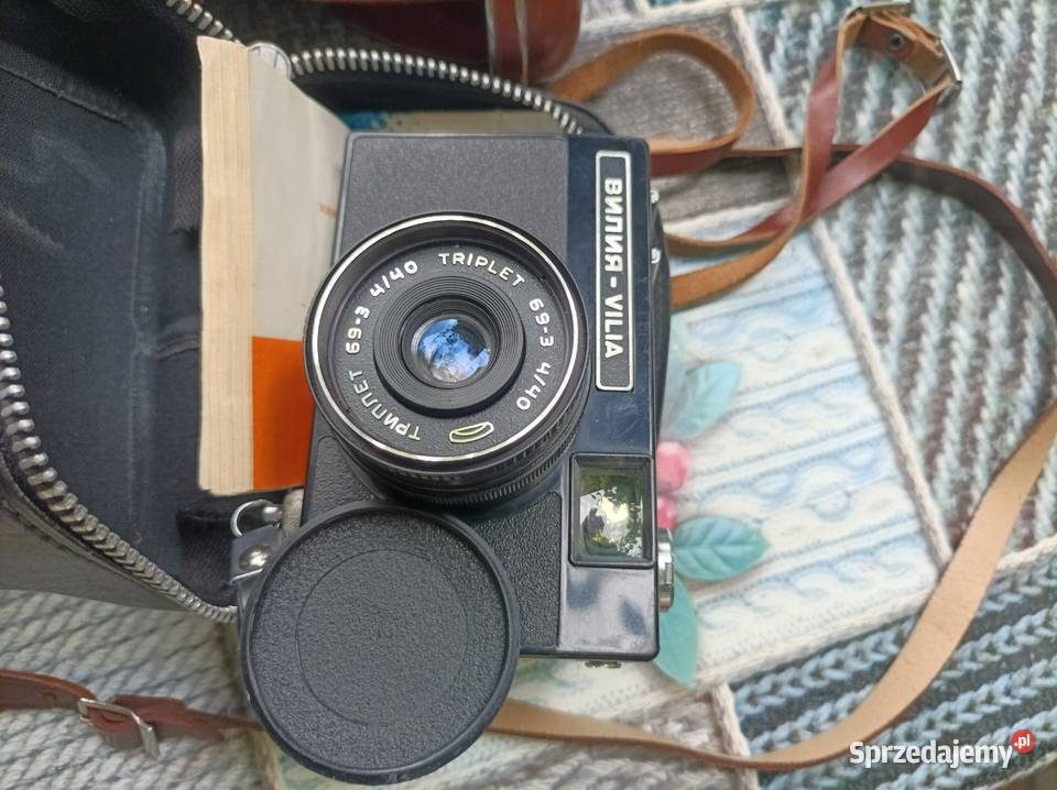 Stare aparaty fotograficzne Practica Kijev Kodak Płock