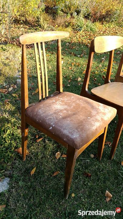 Unikatowe Krzesła Prl Hałas Zieliński Stolarskie Wrocław