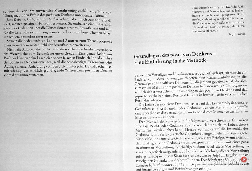 Positives Denken Manfred Czierwitzki twarda lubelskie Chełm