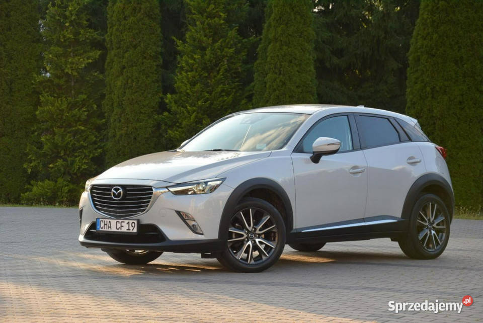 Mazda CX3 Biała Perła Skóry Navi Kamera Head Up mazowieckie Ostrów Mazowiecka