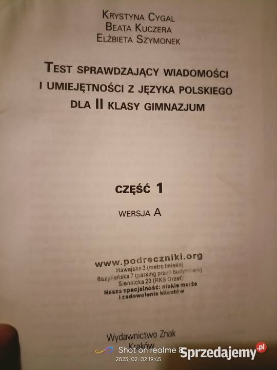 Język polski unikat księgarnia Praga Warszawa mazowieckie