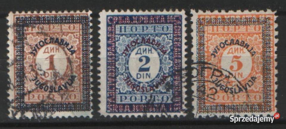 Zn Porto Jugosławia Mi 70 2 kas 1933 Gliwice