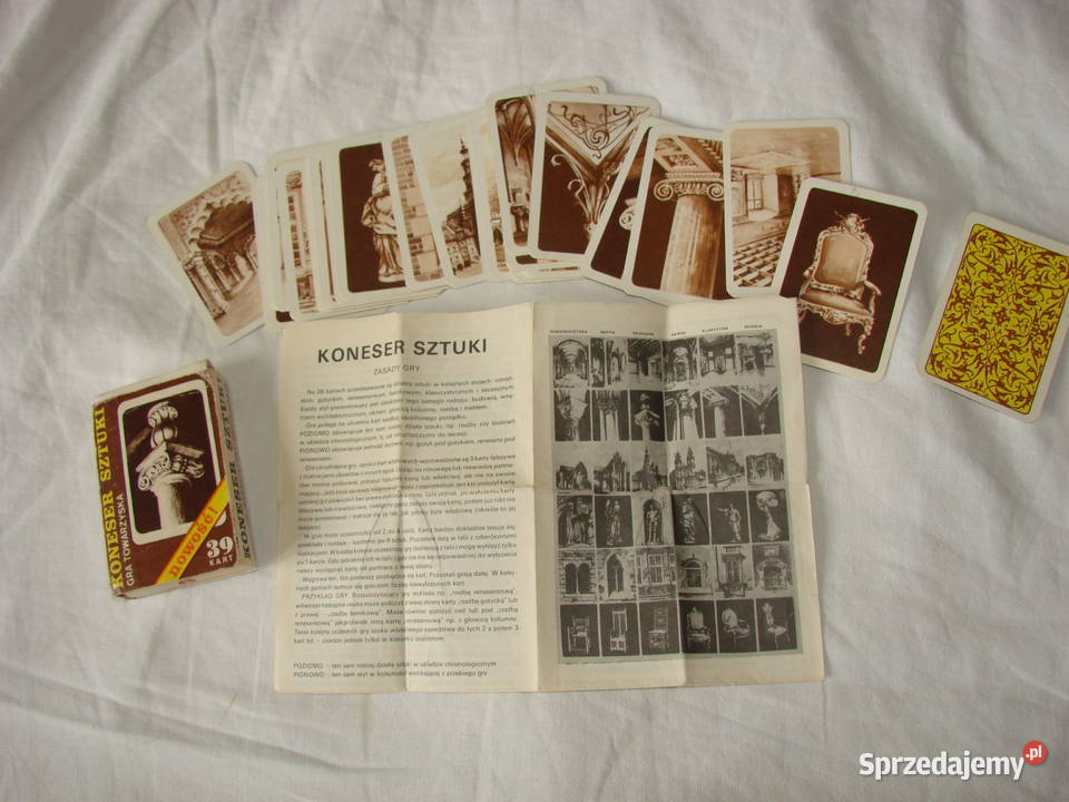 Koneser sztuki gra towarzyska PRL