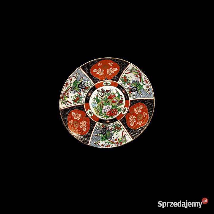 Porcelanowy Japoński Talerz Imari