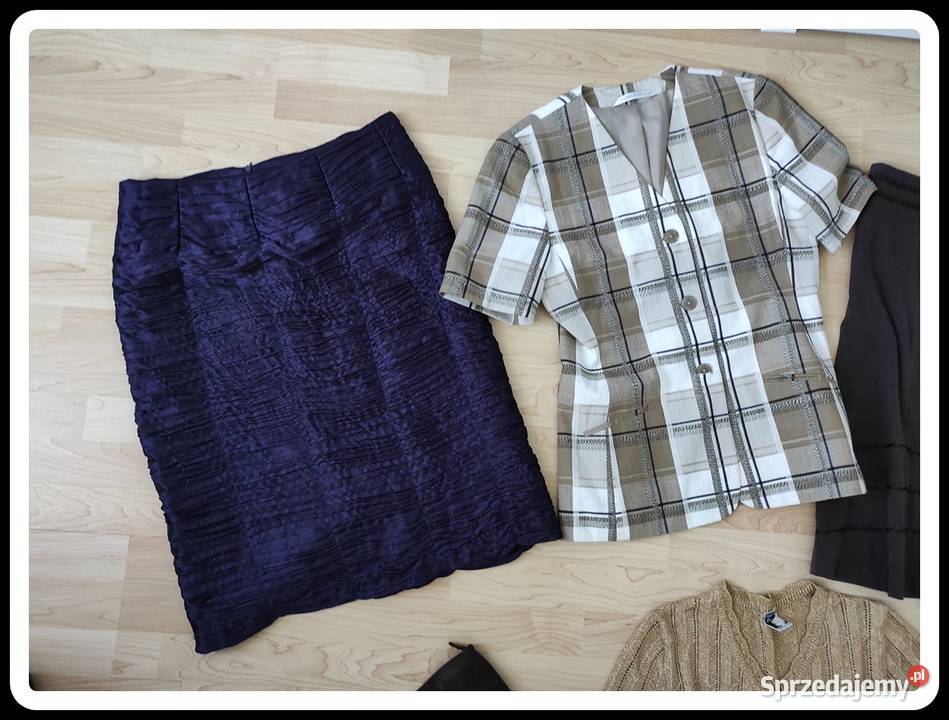 Zestaw ubrań eleganckiej dojrzałej pani 42 XL Płock