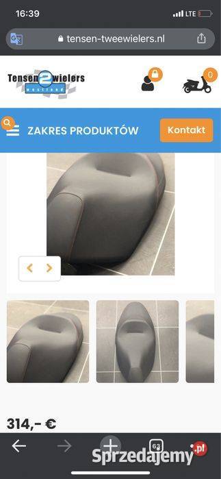 NOWE Oryginalne Siedzenie Kanapa Piaggio MP3