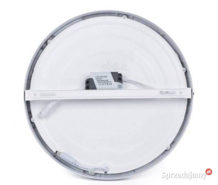 SYSR124 Okrągły plafon LED 24W Niemrugający CCD Łódź