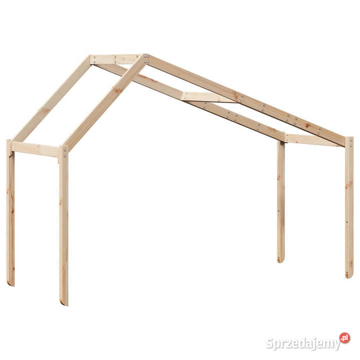 Daszek do łóżka dziecięcego 203x955x142 drewno Warszawa