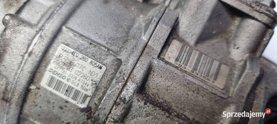 SPRĘŻARKA KLIMATYZACJI AUDI S8 D3 4E026085AM Lipno