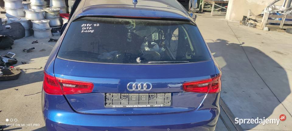 KLAPA TYŁ TYLNA AUDI A3 8V3 3 DRZWI LX5Q Przystajń