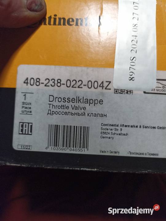 Przepustnica oryginał opel Chevrolet alfa Przepustnice Prudnik