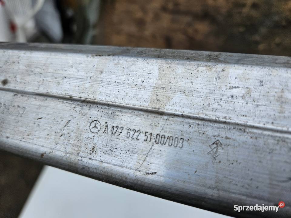 MERCEDES W177 STREFA ZGNIOTU ODBOJNIK DOLNY Wzmocnienia, belki i wsporniki wielkopolskie Międzychód