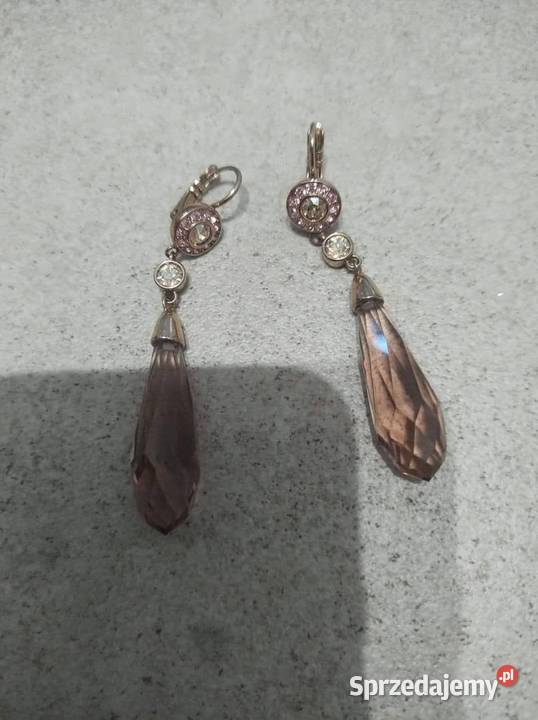 Dyrberg Kern kolczyki z kryształami kamieniami sprzedam