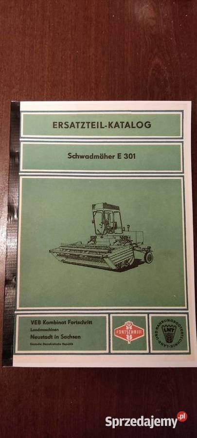 Katalog części pokosówka fortschritt e 301 miękka Stalowa Wola