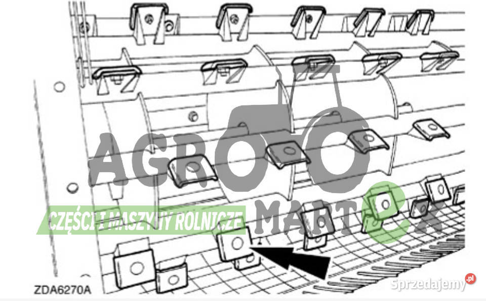 84070039 ZESTAW DIA KOMBAJNU 85 CNH