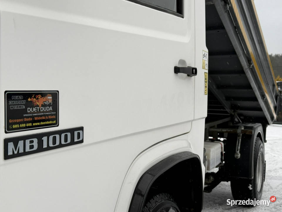Mercedes MB 100 d 30 88 Wywrotka Kiper 1100 ład Widełki sprzedam