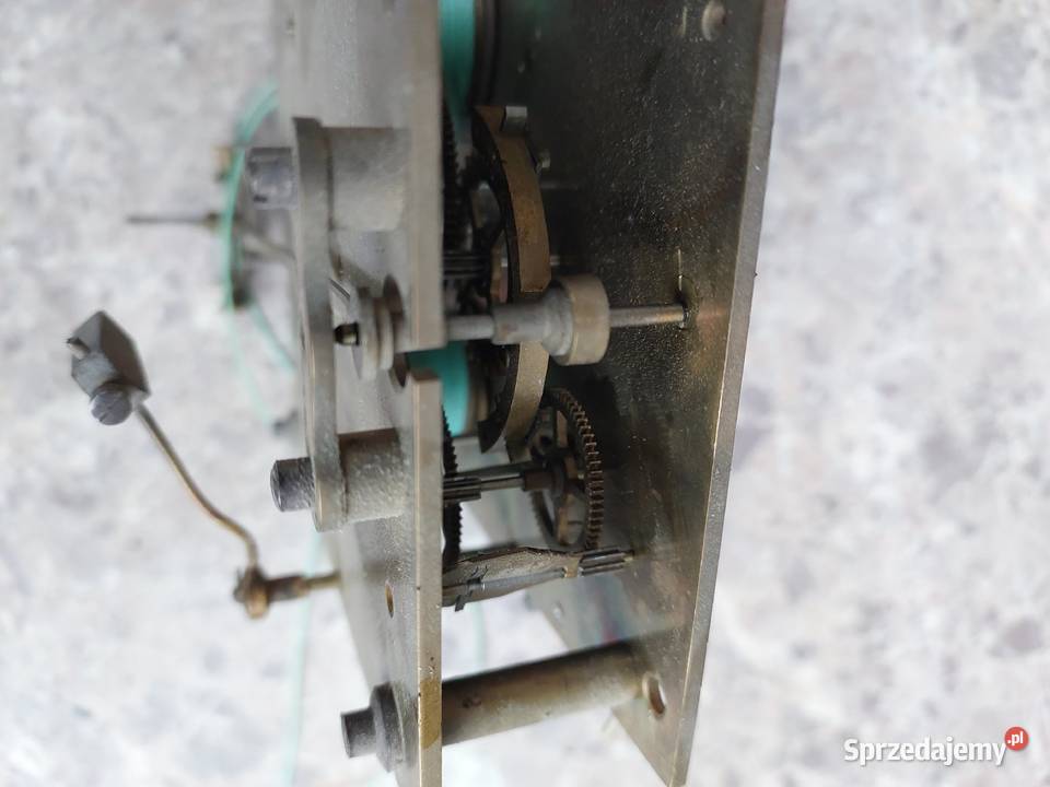721 Mechanizm starego zegara linkowego żyłkowego pomorskie