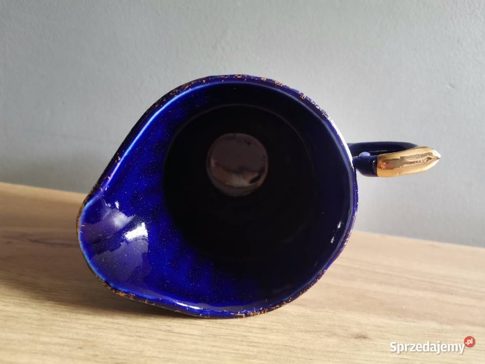 Stary niebieski mlecznik porcelana kobaltowa Katowice sprzedam