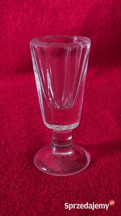 Stary kieliszek do wódki karczmiak przezroczysty Warszawa