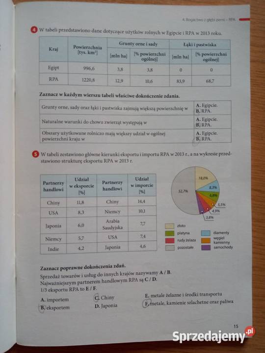 Zeszyt Ćwiczeń Geografia gimnazjum 2 Dąbrowa Górnicza