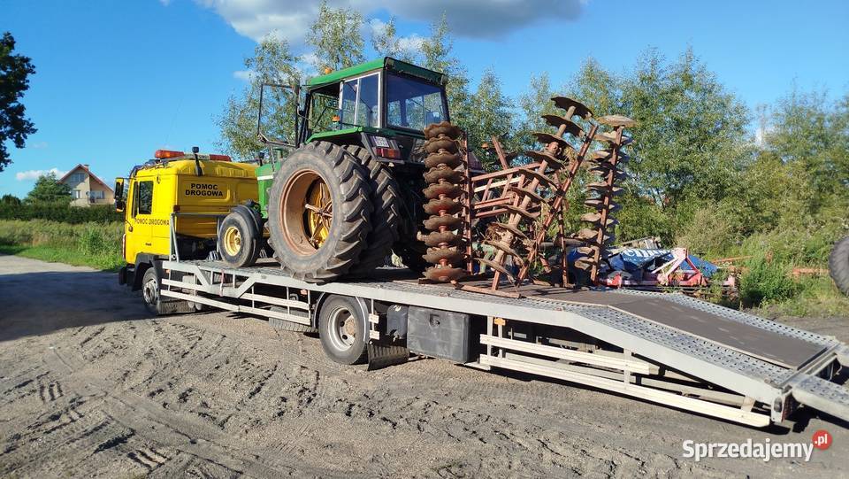 Autolaweta transport maszyn rolniczych i Cimoszki