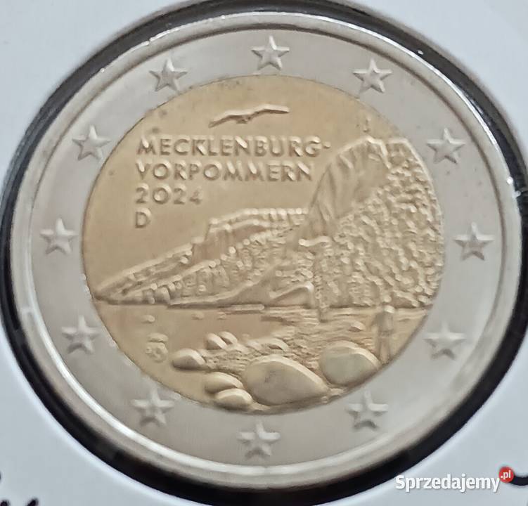 2 Euro Niemcy 2024 r MecklenburgVorpommern men J Konin sprzedam
