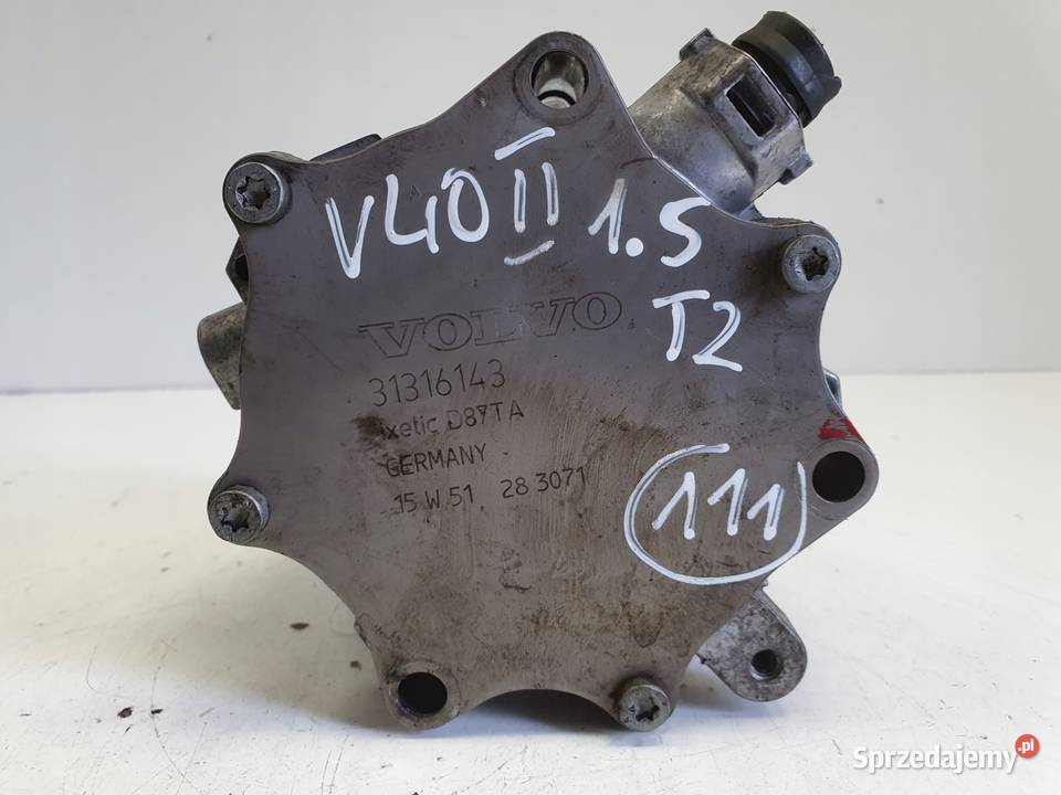 POMPA VACUM Volvo V40 II 15 T2 wakum 31316143 Chełm