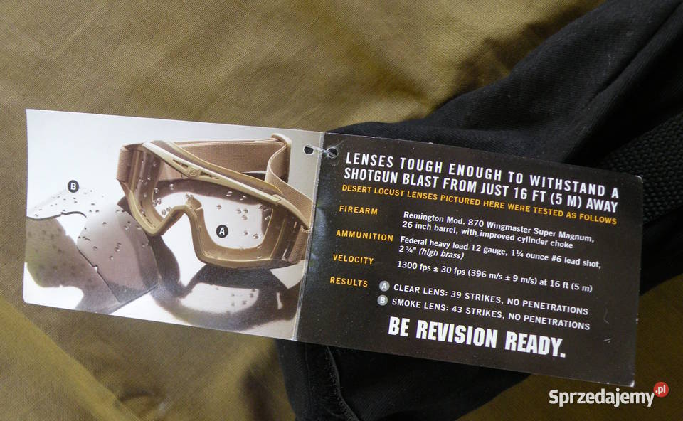 Gogle balistyczne REVISION foliage dolnośląskie Wrocław