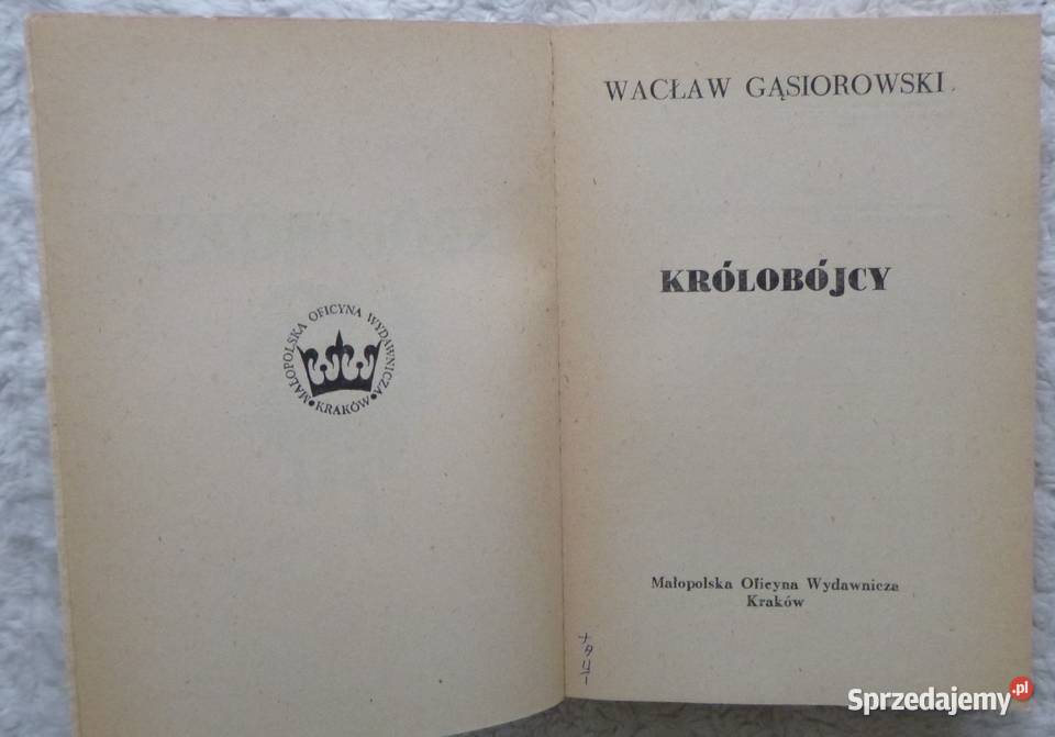 Królobójcy Wacław Gąsiorowski mazowieckie Warszawa