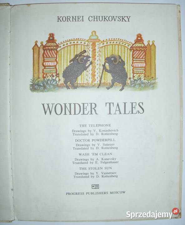 Unikat Kornei Chukovsky Wonder Tales j angielski Warszawa
