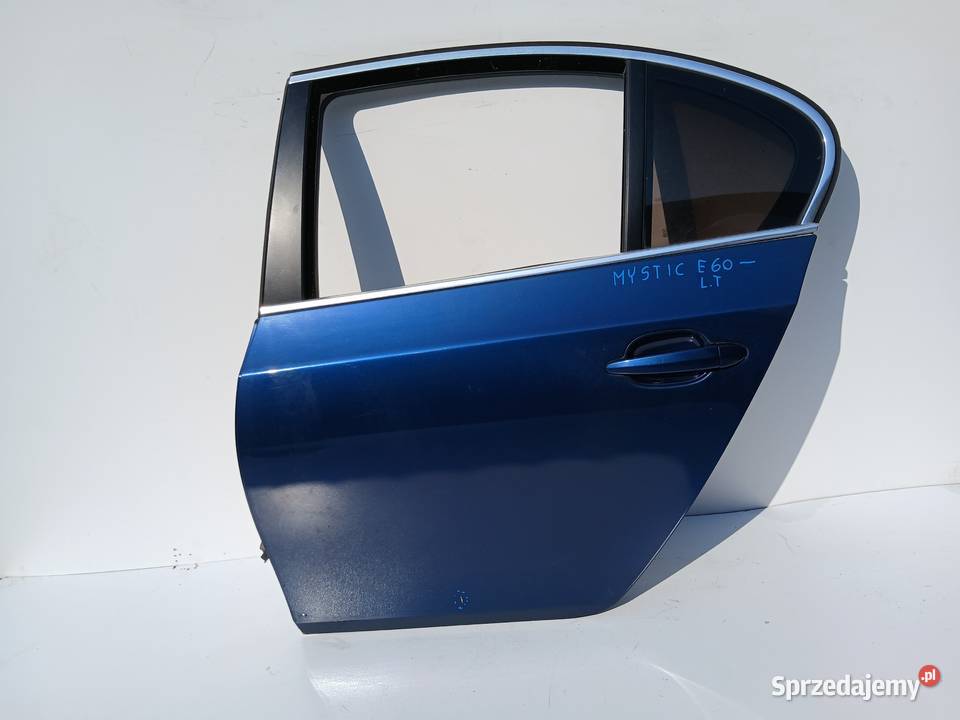 DRZWI LEWE TYLNE BMW E60 MYSTICBLAU OE Strzyżewice