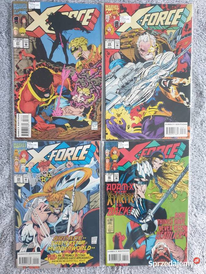 XForce kolekcja 32 oryginalnych komiksów Marvel Superbohaterowie Gdynia
