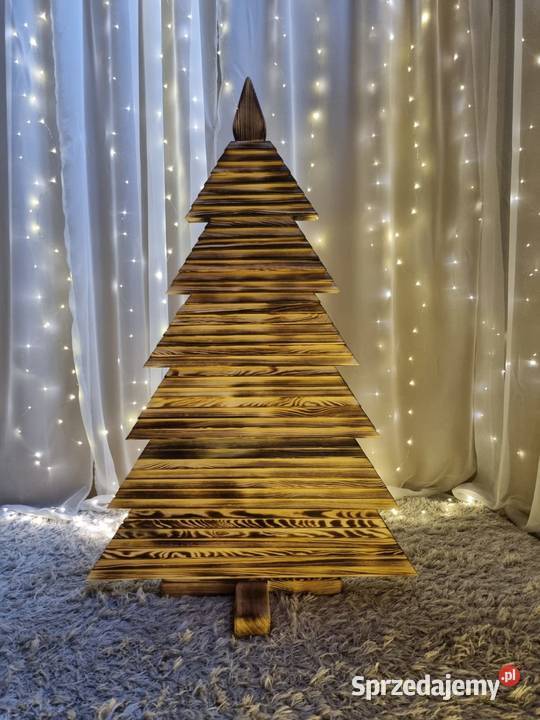 Choinka drewniana ekologiczna naturalne drzewko Kalety