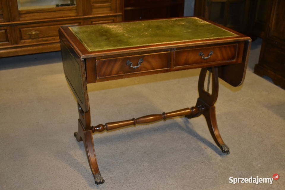 biurko angielskie z harfami