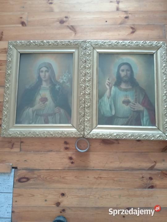 Stare oleodruki para Gdów