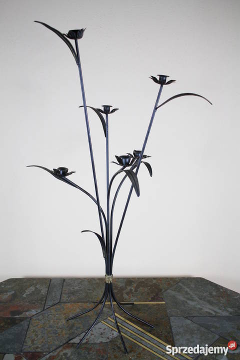 Piękny świecznik Dekoracje i ozdoby Wyposażenie wnętrz śląskie Pszczyna