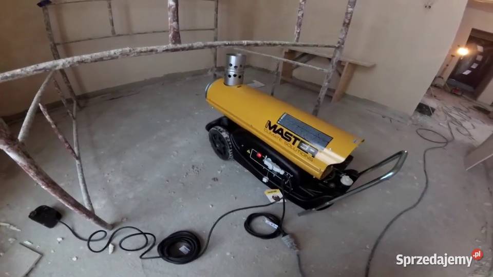 Wynajem Nagrzewnica olejowa budowlana grzanie Kłobuck