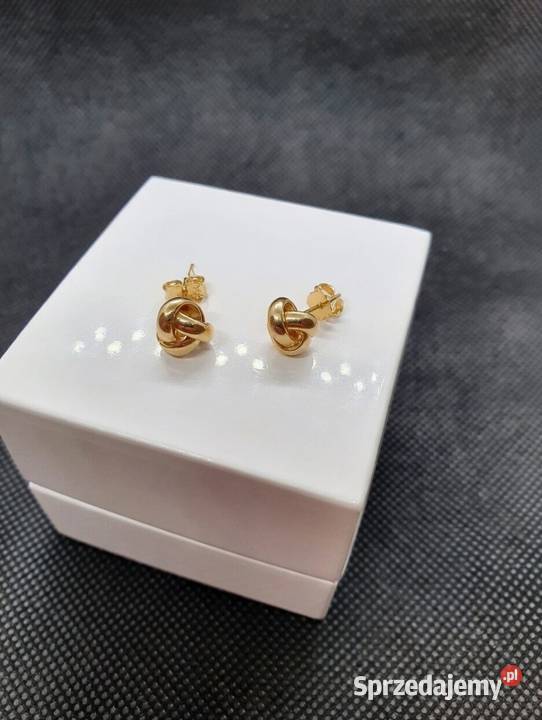 ŁADNE ZŁOTE KOLCZYKI Kołobrzeg