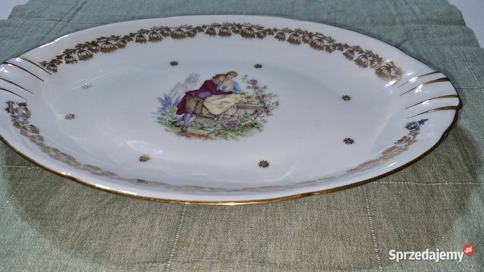 Półmisek Scenka Rodzajowa Porcelana Francuska Wola Podłężna sprzedam