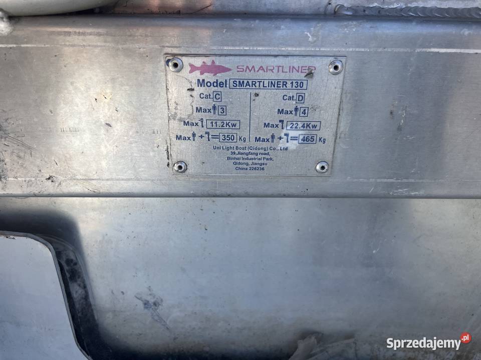 Łódź aluminiowa sprzedam