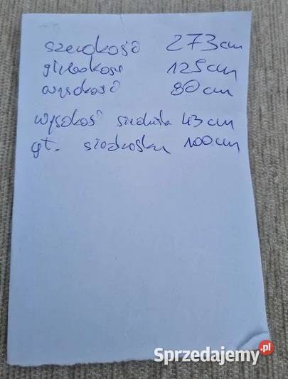 Kanapa Sofa rattanowa naturalny rattan GRUBY sprzedam