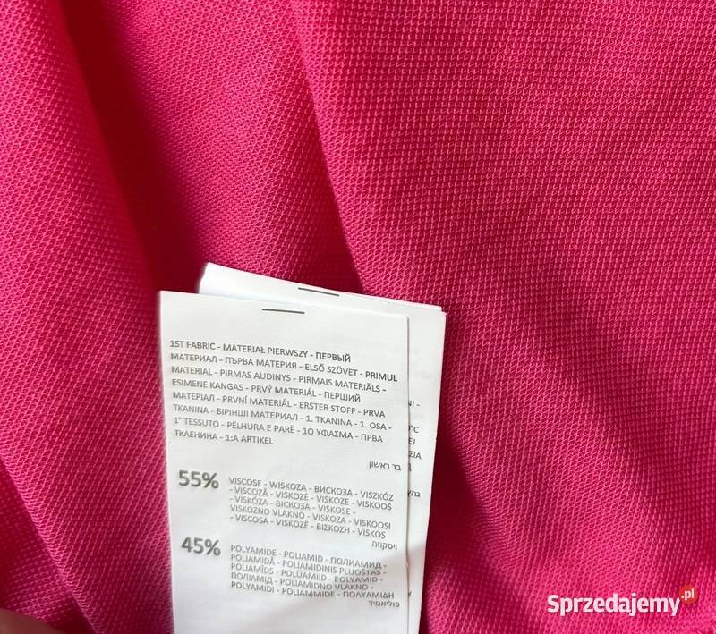 Sukienka damska hiszpanka casual różowa Rozmiar 38(M)