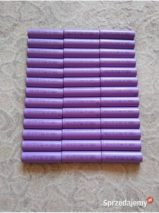 Ogniwo 18650 liion bateria 2627 Ah Akumulator Bydgoszcz