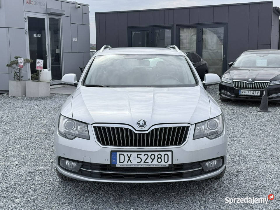 koda Superb 16 TDI 105 2014r panorama navi lift gniazdo SD dolnośląskie Wojkowice