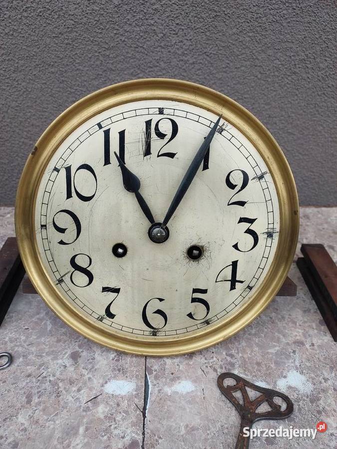 170 Zestaw mechanizm starego zegara ściennego pomorskie Tczew