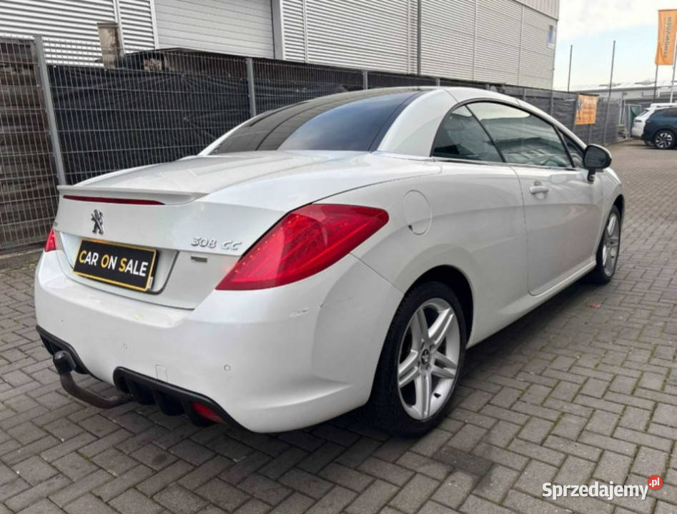 Peugeot 308 CC Bezwypadkowy piękny cabriolet Rok produkcji 2011 Rzeszów