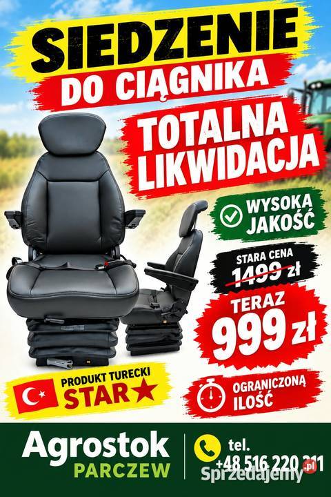 Siedzenie premium Totalna wyprzedaż PVC Parczew sprzedam