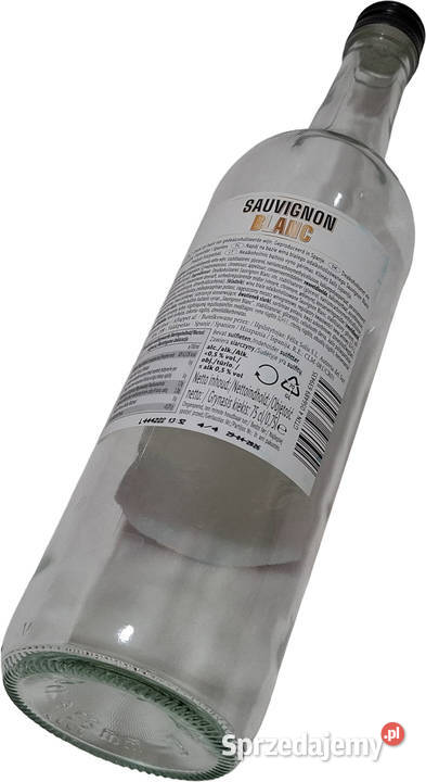 Szklana butelka 075L 75x30 Kreatywne szkło śląskie
