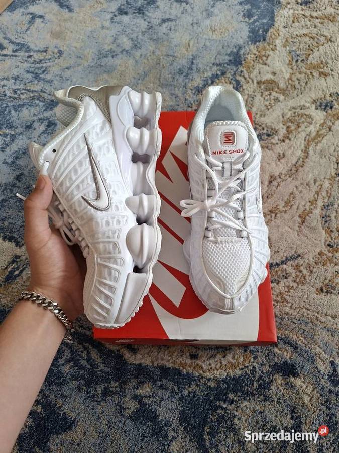 Buty Nike Shox TL White Metallic Silver r40