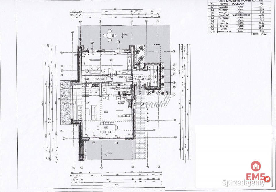 sprzedaży domu wolnostojącego Karakule 190m2 Liczba pokoi 5 sprzedam